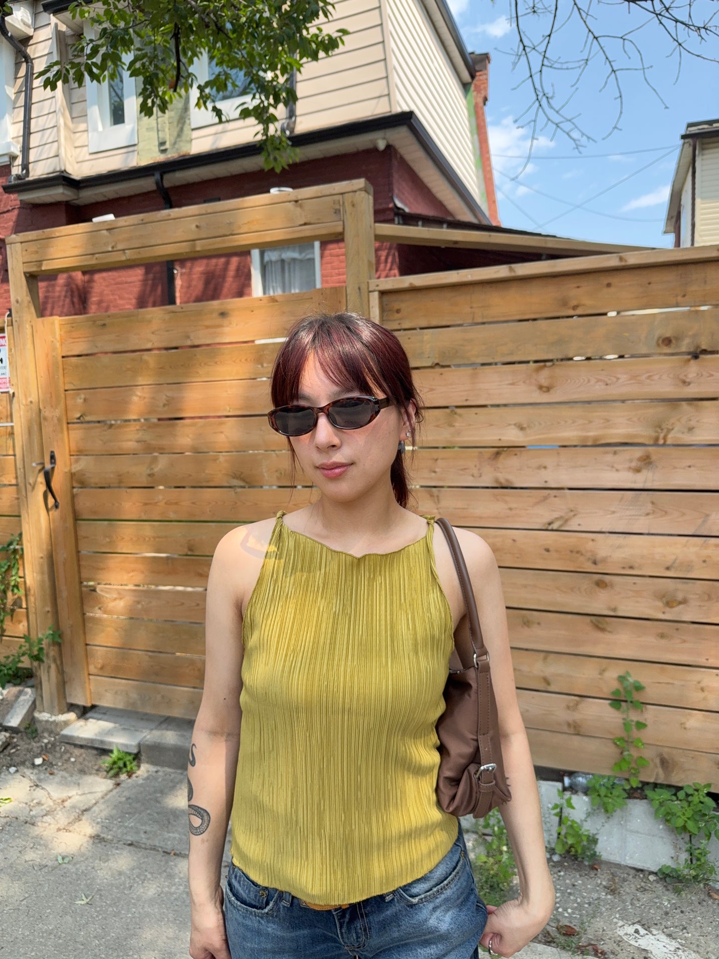 HARRIET Pleated tank