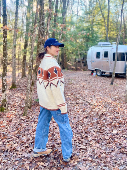 GOLDEN Heavy zip-up sweater