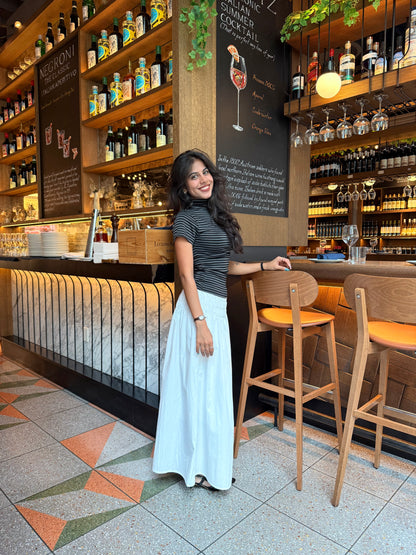 AXIS Smocked maxi skirt