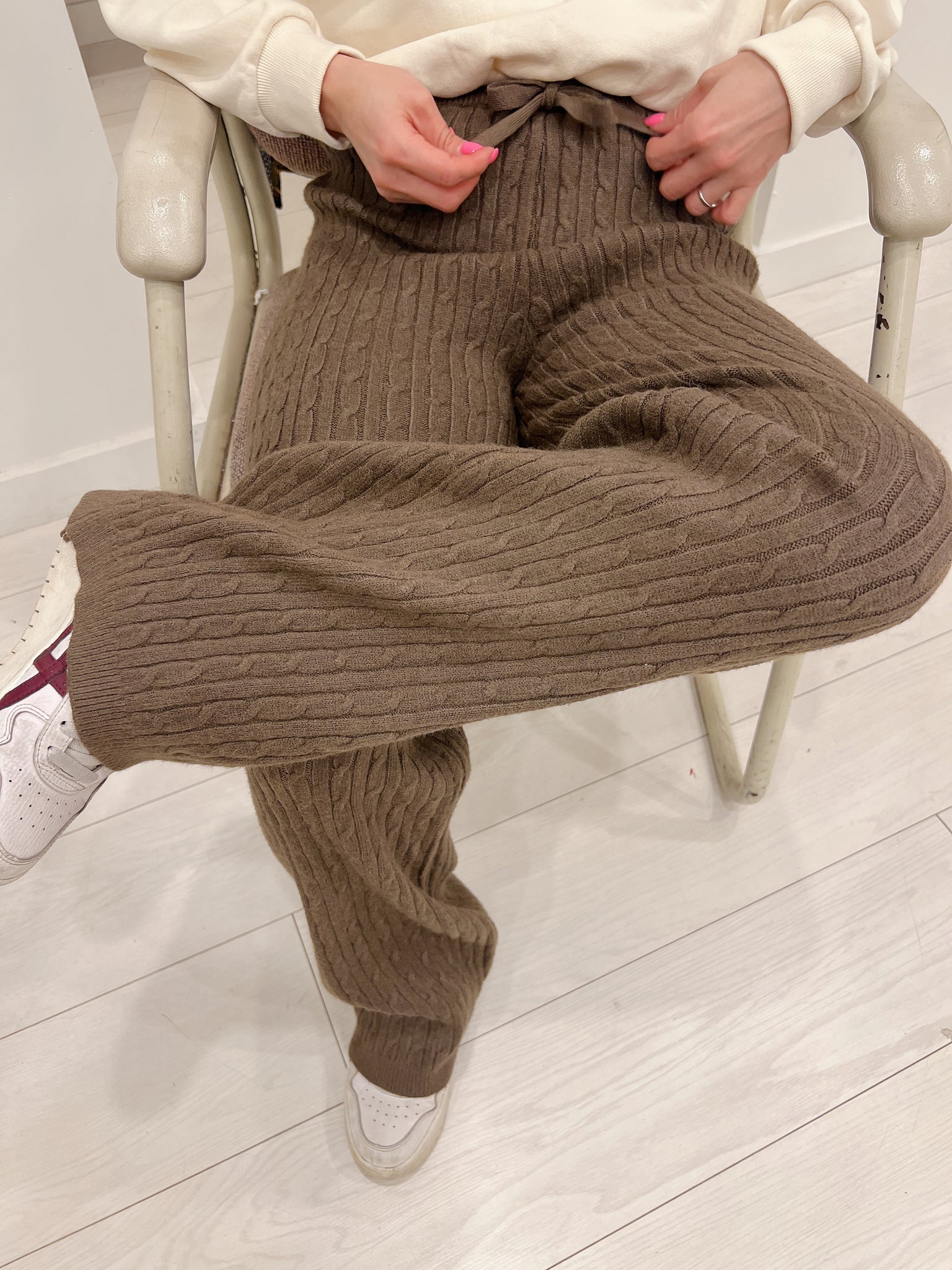 SARE Cable-knit pants