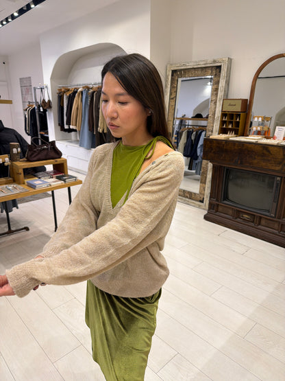 AGATHA Wool V-neckline sweater