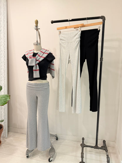 PITCH Ruched bootcut pants