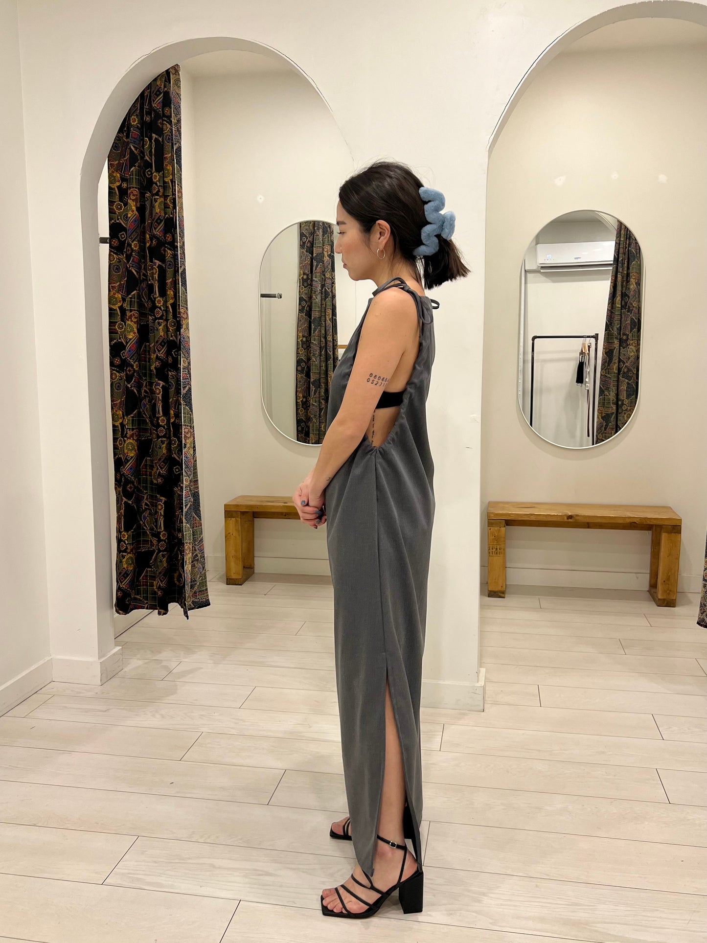 DOLLY Maxi slit dress