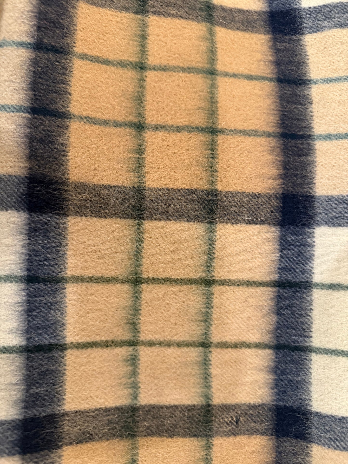 PART Plaid wool scarf