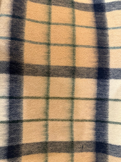 PART Plaid wool scarf