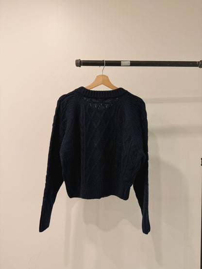 FATE Cable-knit cardigan