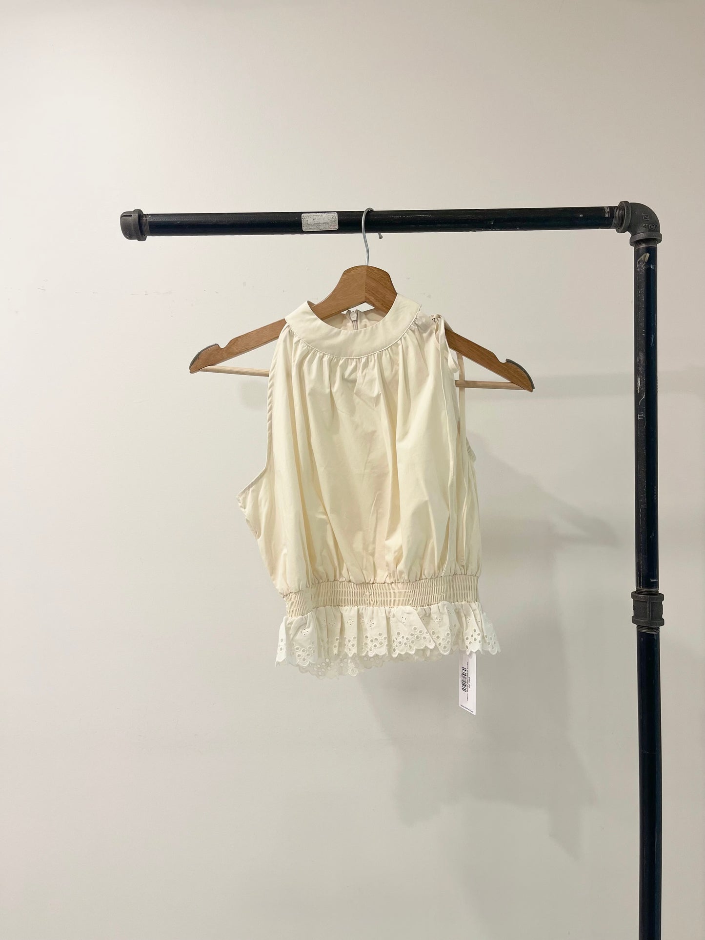 NADIA Ruffled halter blouse