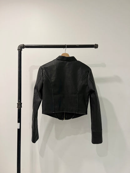MEDIC Faux leather biker jacket
