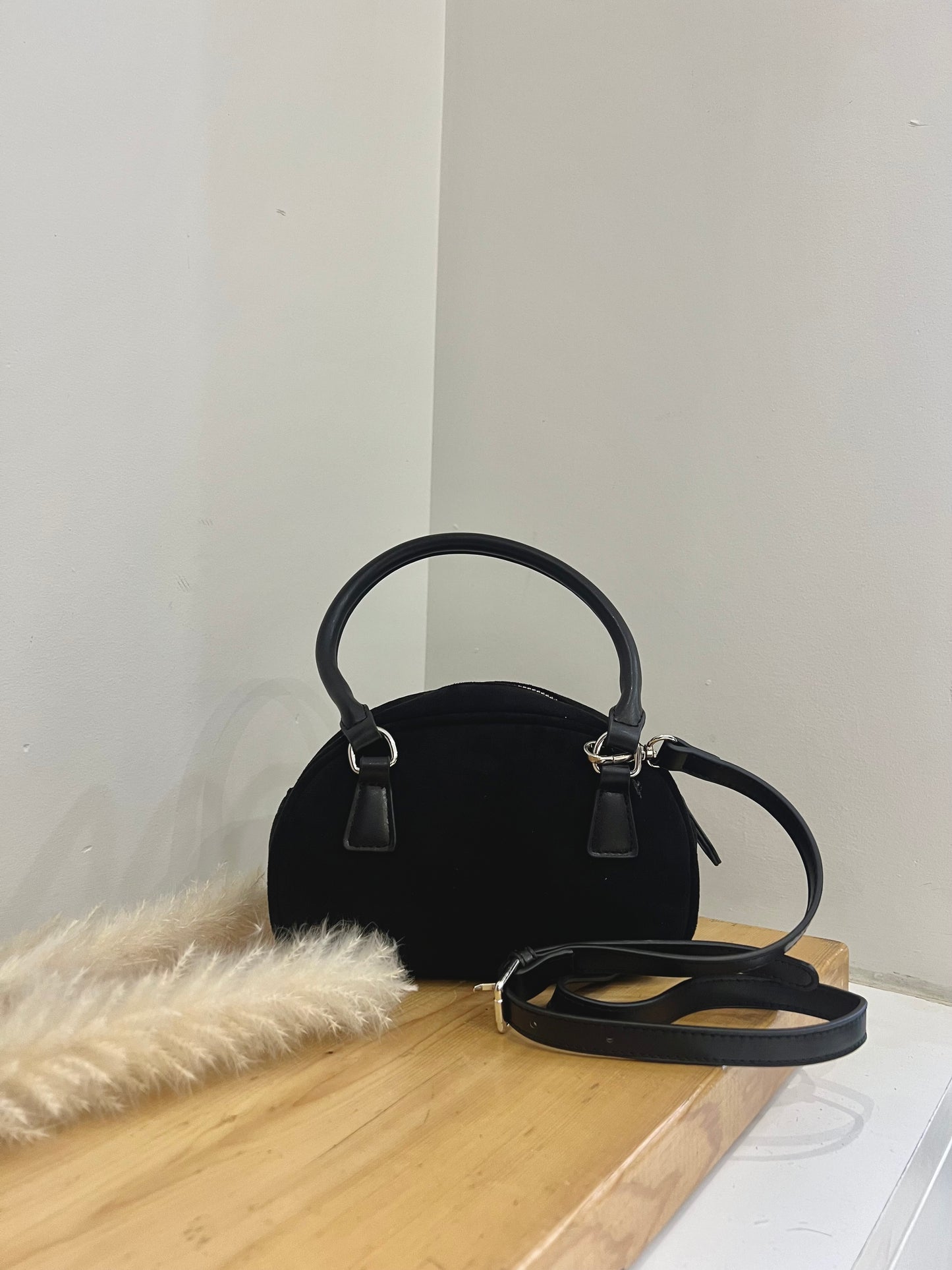 POISON mini suede bag