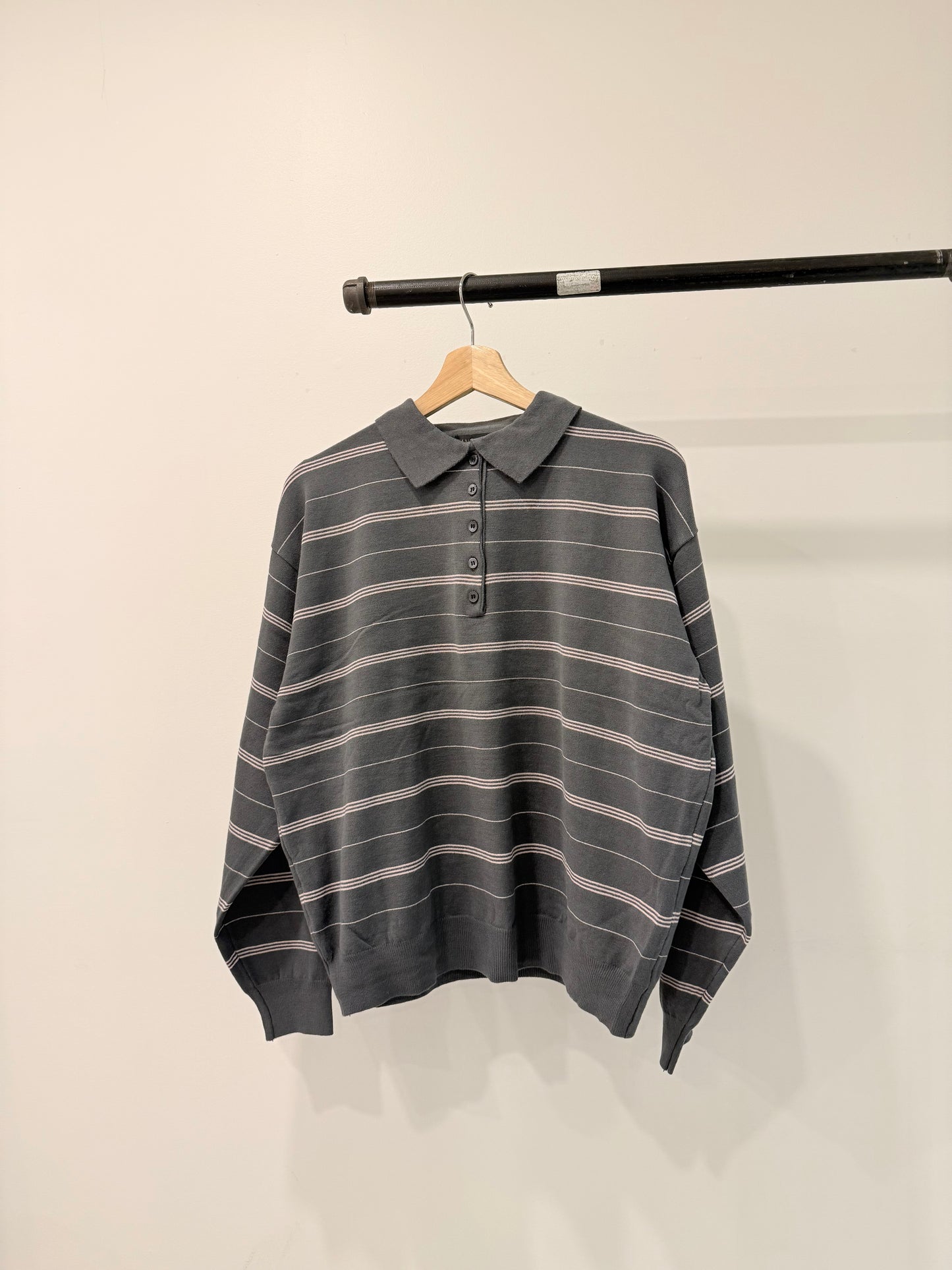 DRAMA Stripe knit top