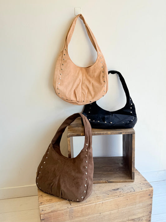 LUMA Suede shoulder bag
