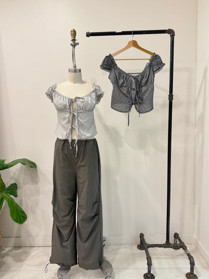 BLAKE Tie blouse