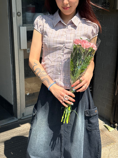 ODILE Gingham blouse