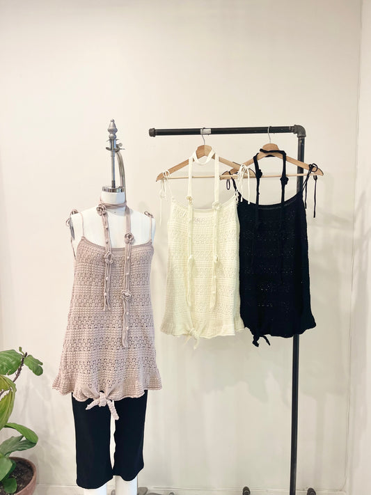 MILOU Crochet dress top
