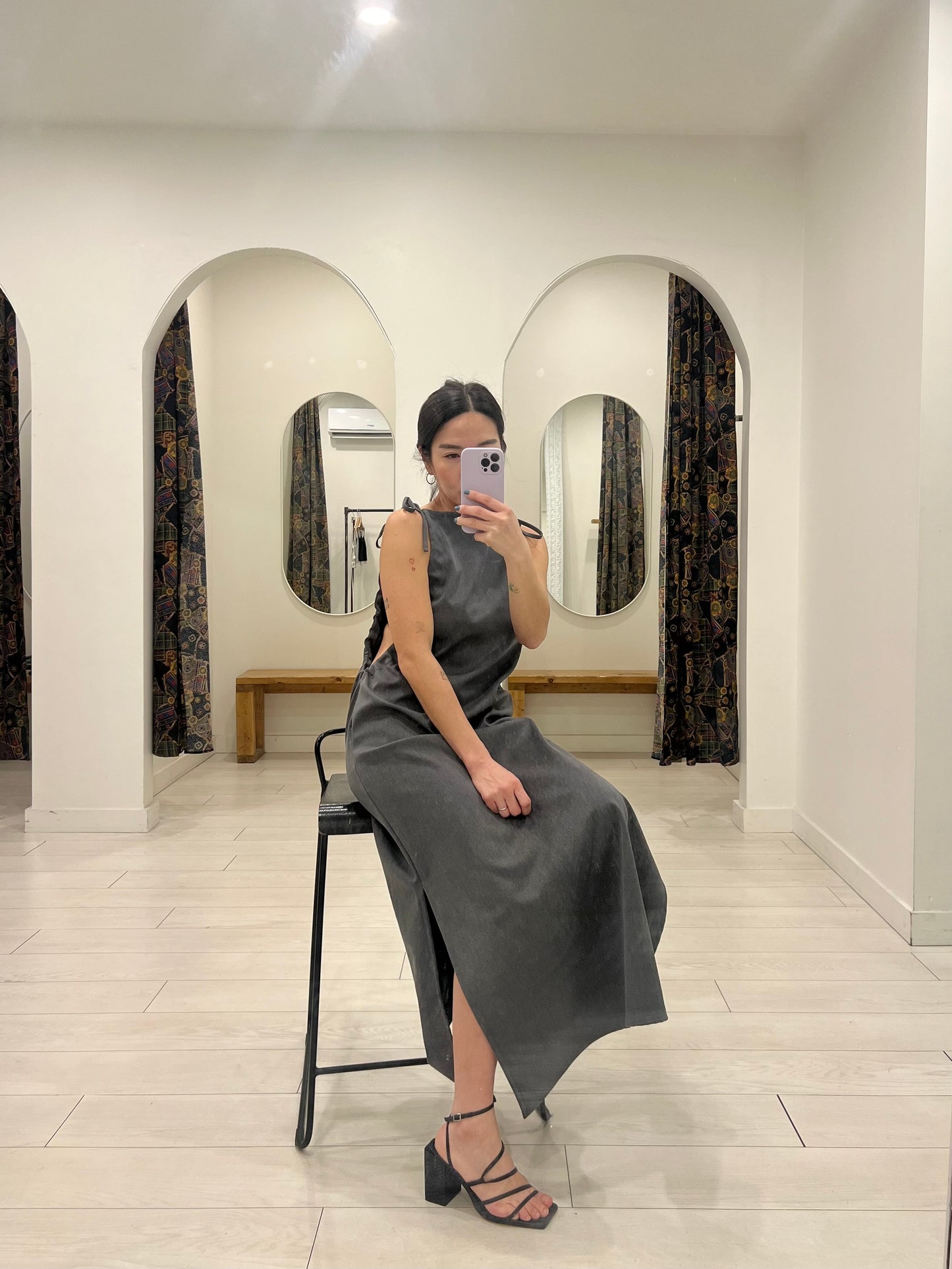 DOLLY Maxi slit dress