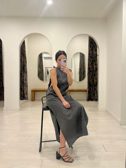 DOLLY Maxi slit dress