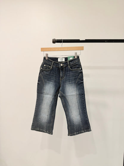 SHARP Acid washed capri jeans