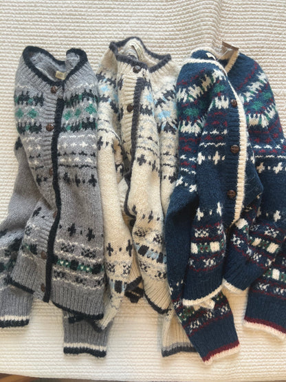 CLAIRE Fair isle cardigan