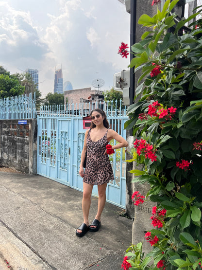 POST Cheetah print dress
