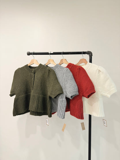LEX Knit peplum top