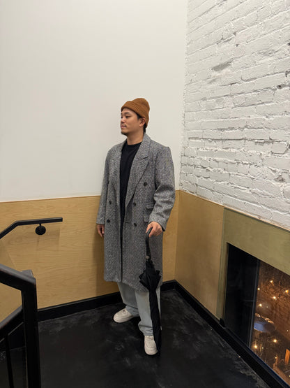 LIAMS Unisex herringbone coat