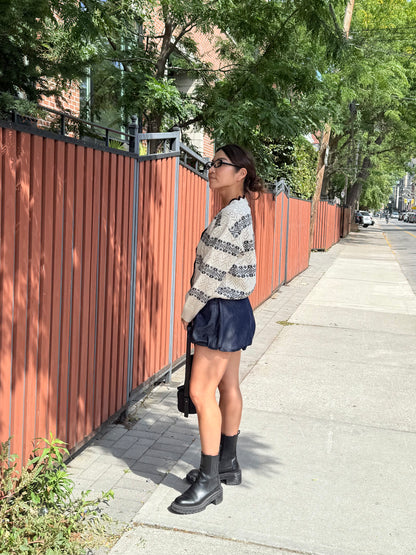 COZY  Printed cardigan