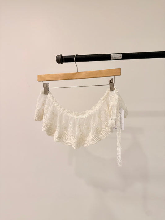 YEJI Embroidery wrap skirt