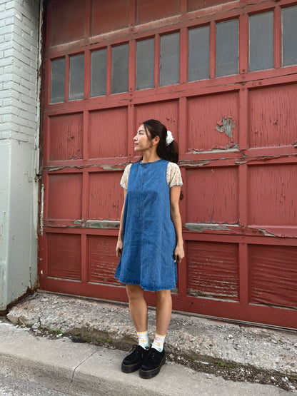 NESSON Denim mini dress