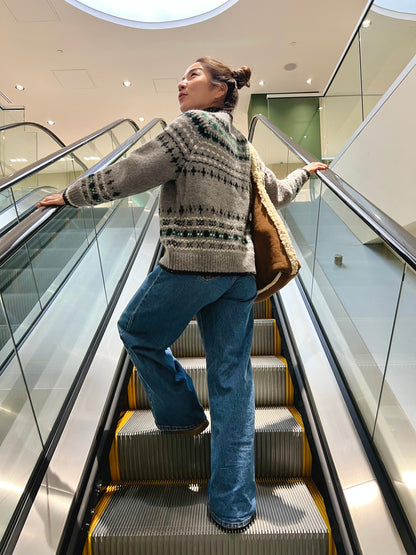 CLAIRE Fair isle cardigan