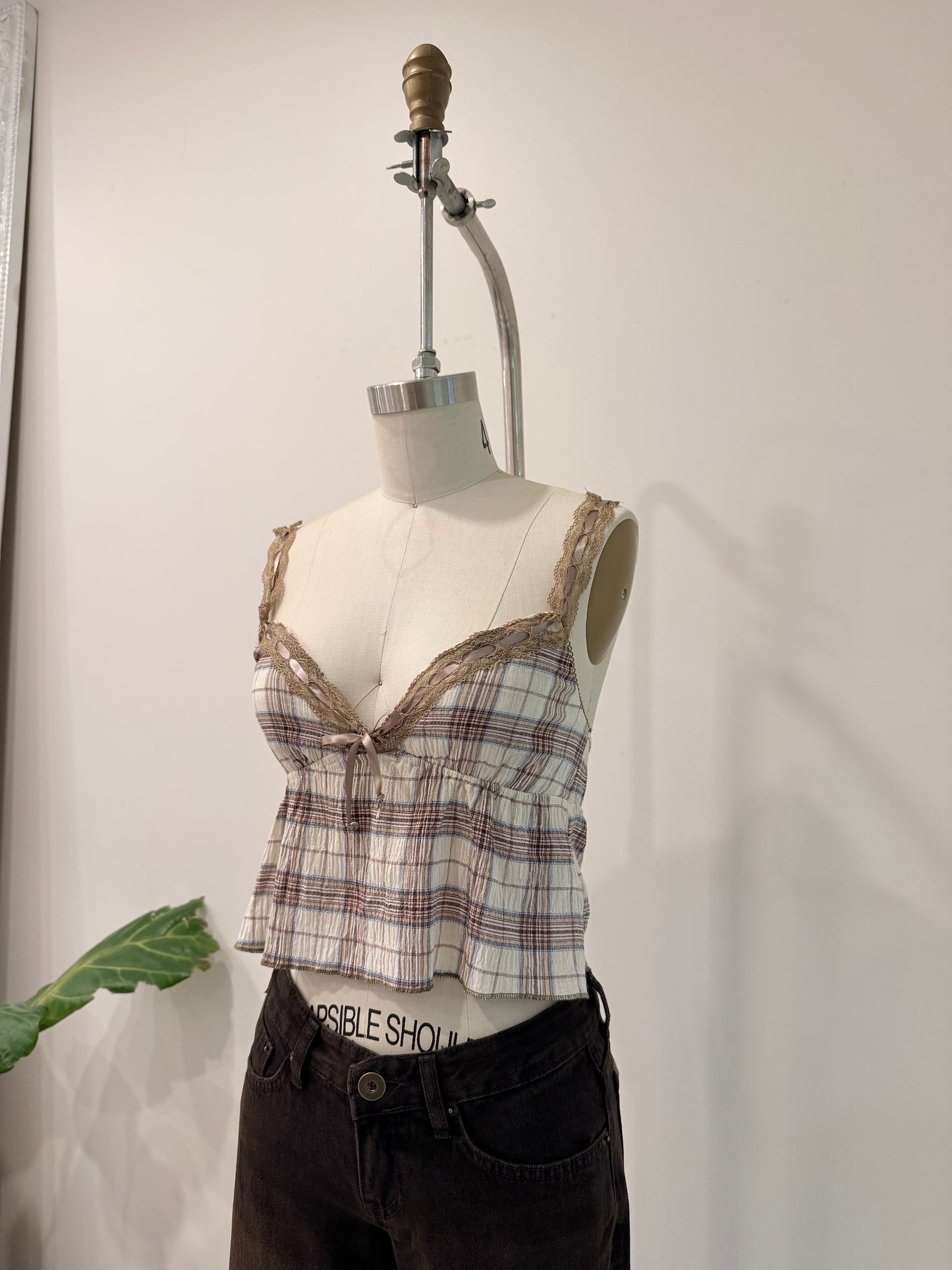 LEGIN Plaid camisole
