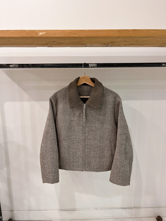 CORA Herringbone short jacket