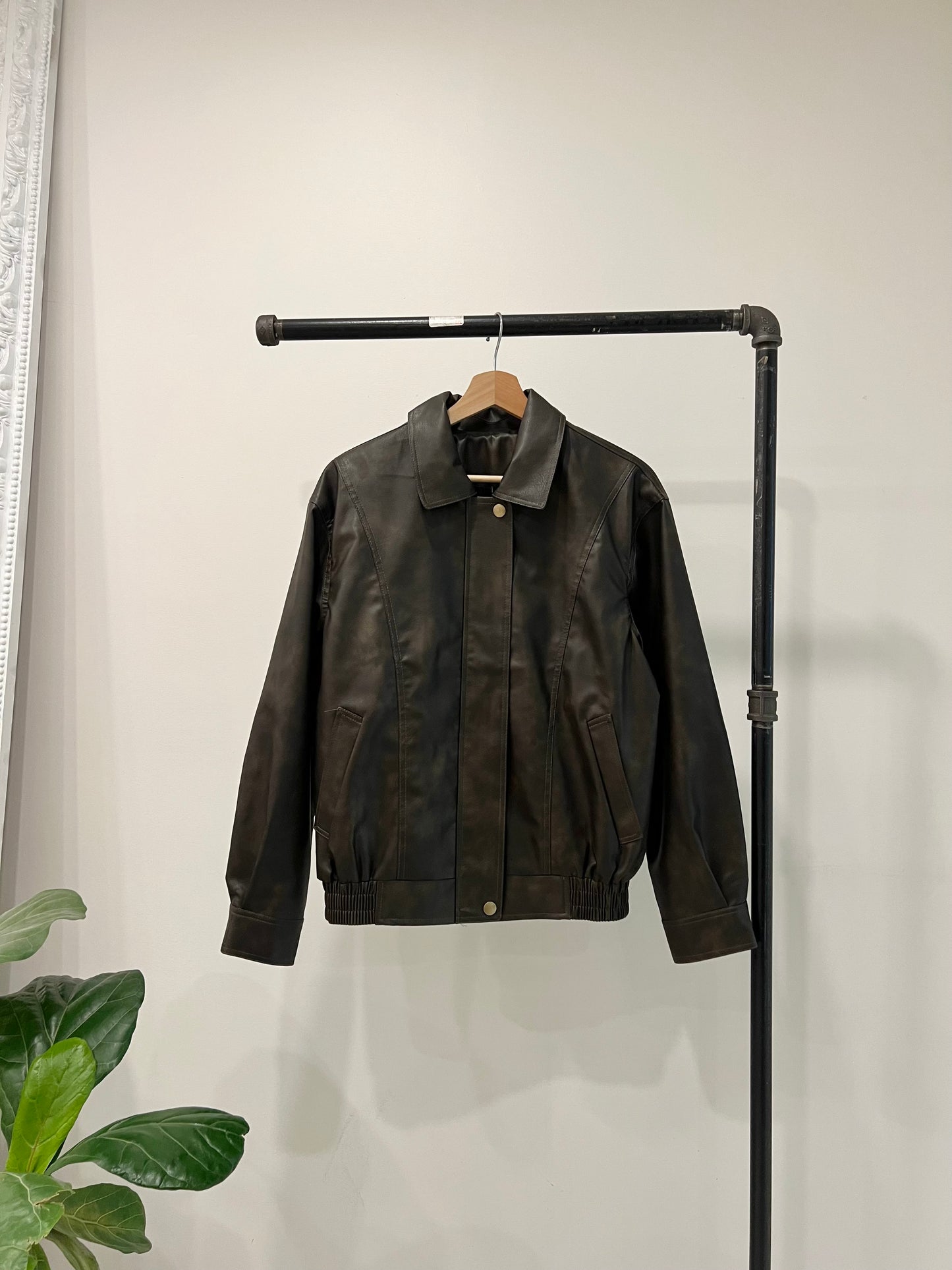 FIGA Vegan leather bomber