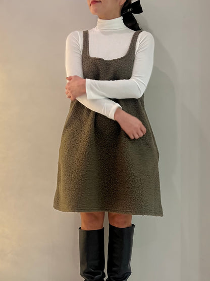 BARA Mini fleece dress