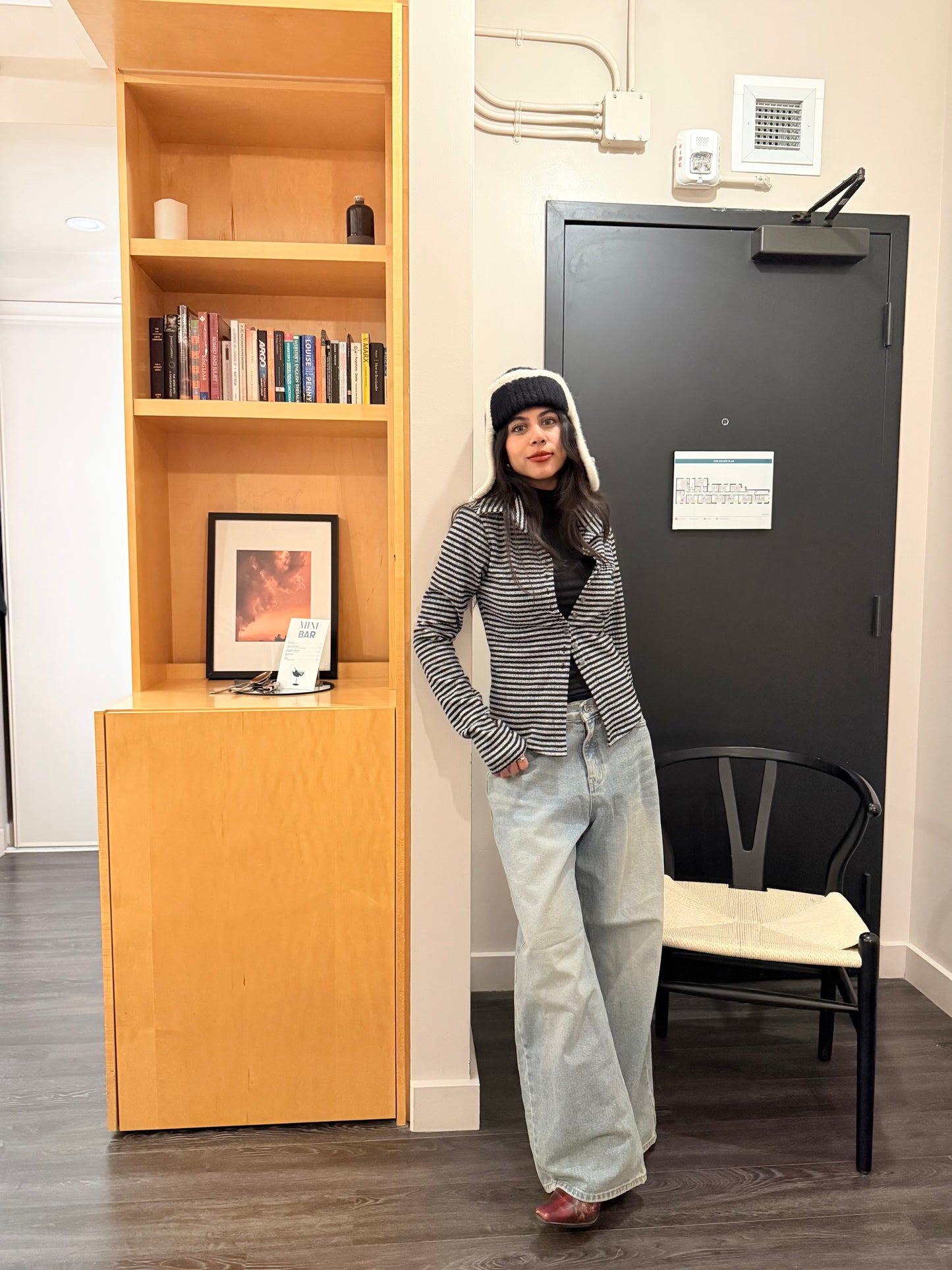 RAE Stripe knit shirt