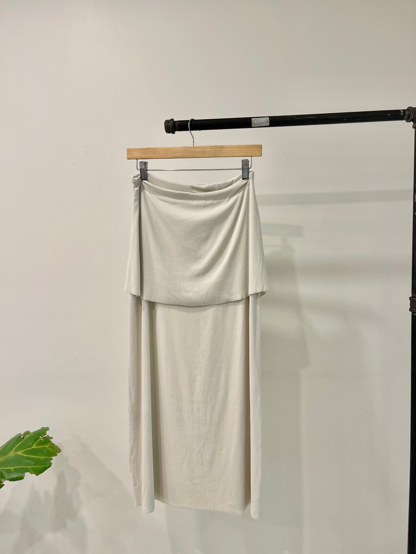 HARLOW Drawstring maxi skirt