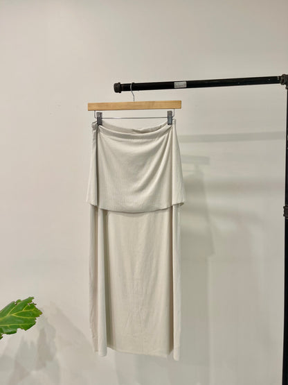 HARLOW Drawstring maxi skirt