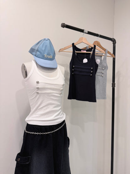 DELIA Button-trim tank