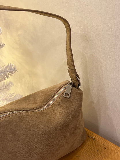 MAYA Faux suede shoulder bag