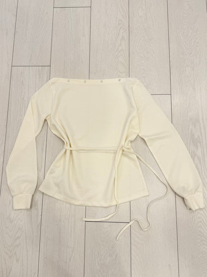 YO Snap button off shoulder top