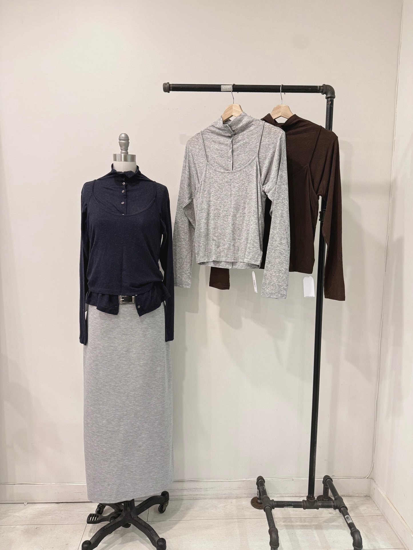 MUTE Soft cardigan set