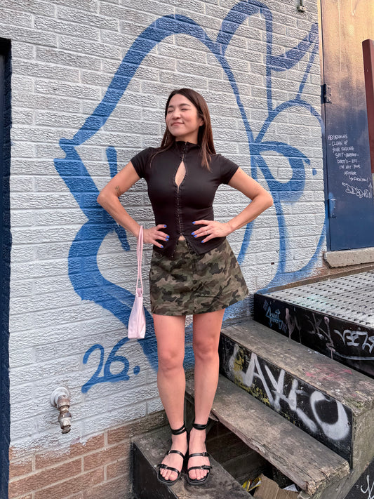 ROBYN Camo skirt