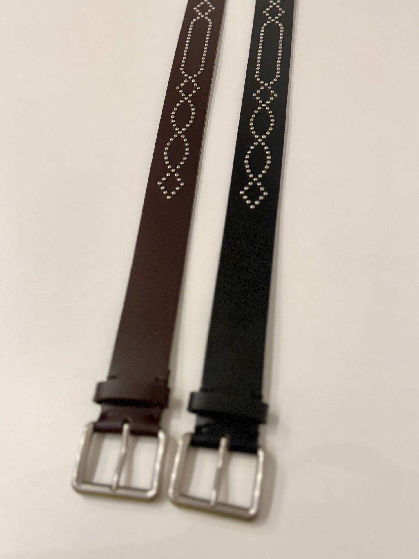 COACHELLA Studded leather belt