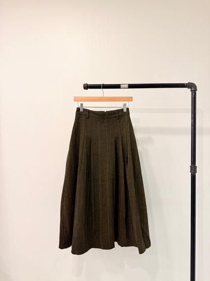 WEST Glen-plaid maxi skirt