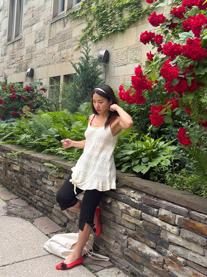 MILOU Crochet dress top