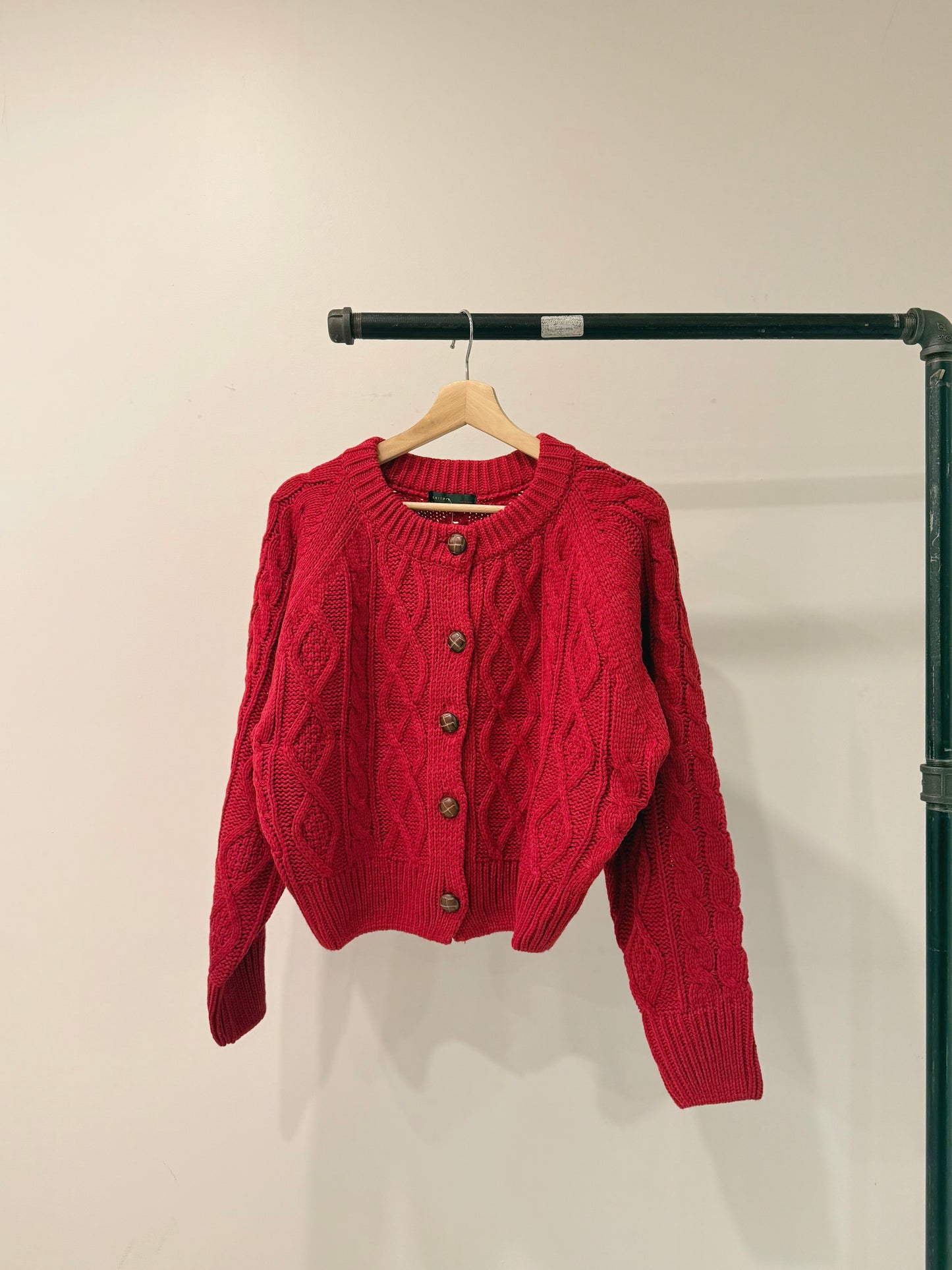 FATE Cable-knit cardigan