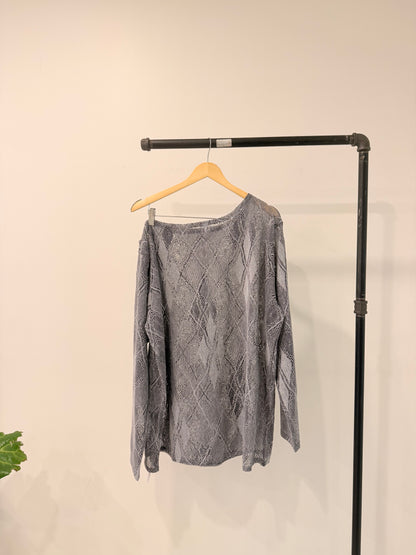 PHONY Oversized mesh top