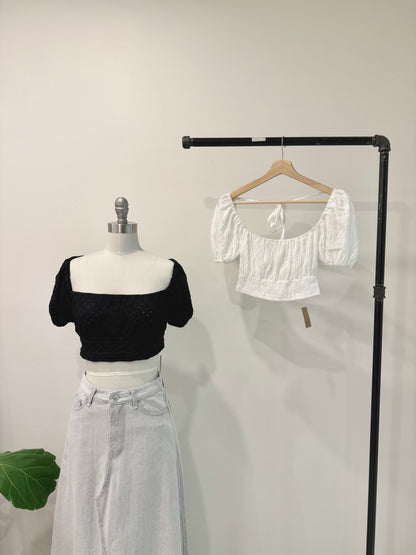 JAICO Crop eyelet top