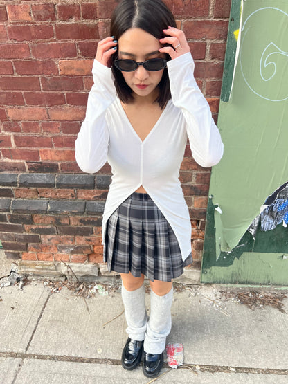 NAMI Plaid mini skirt