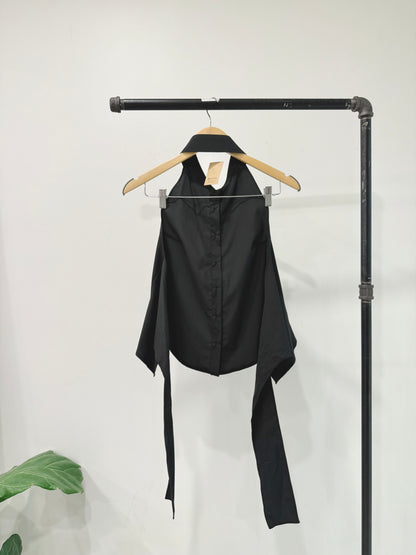 DASHA Backless halter shirt