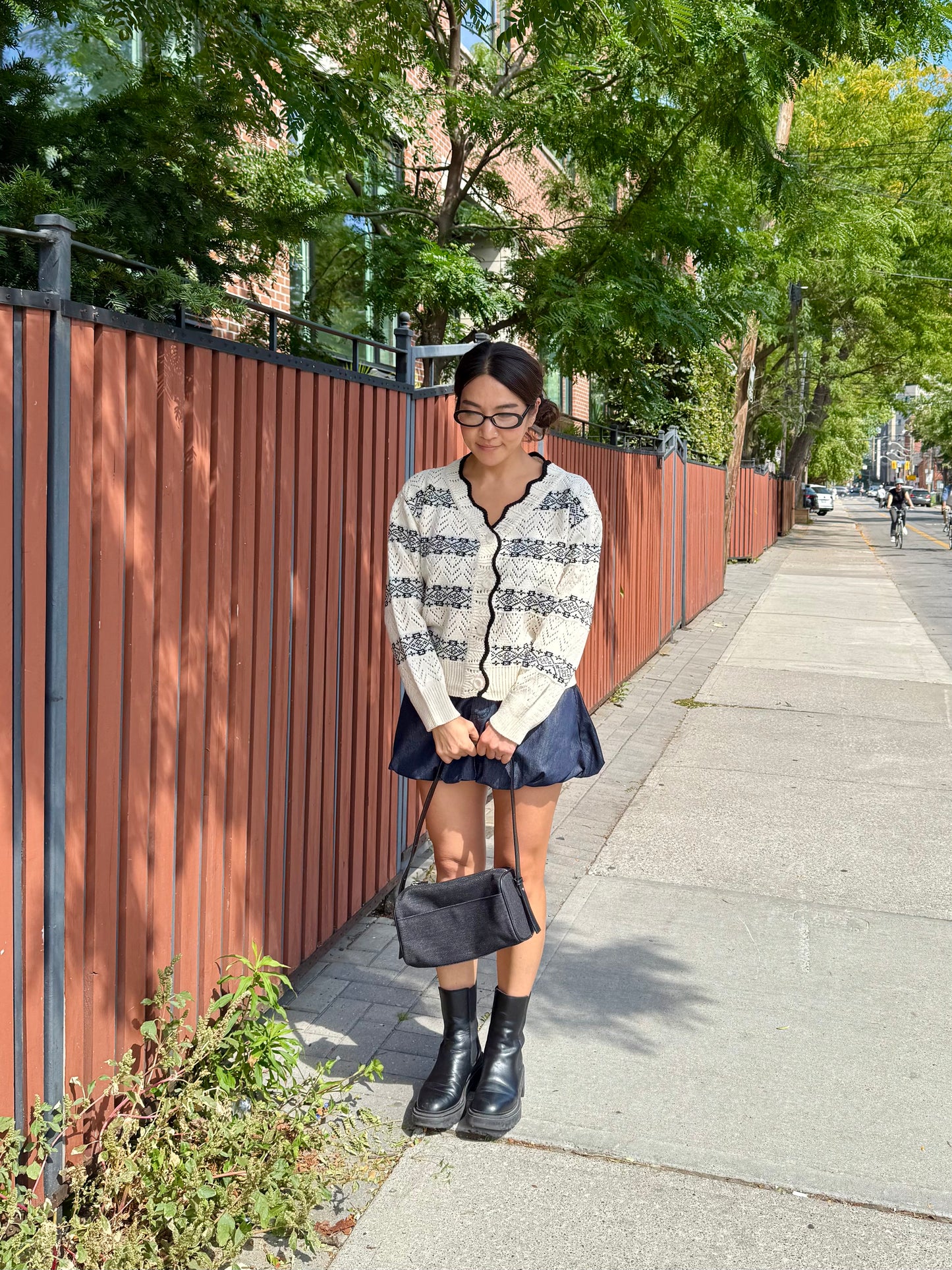 COZY  Printed cardigan